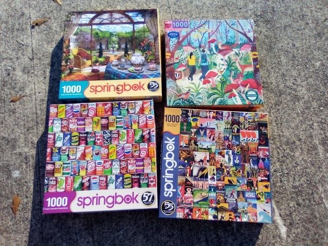 Lot Of Springbok Jigsaw Puzzles