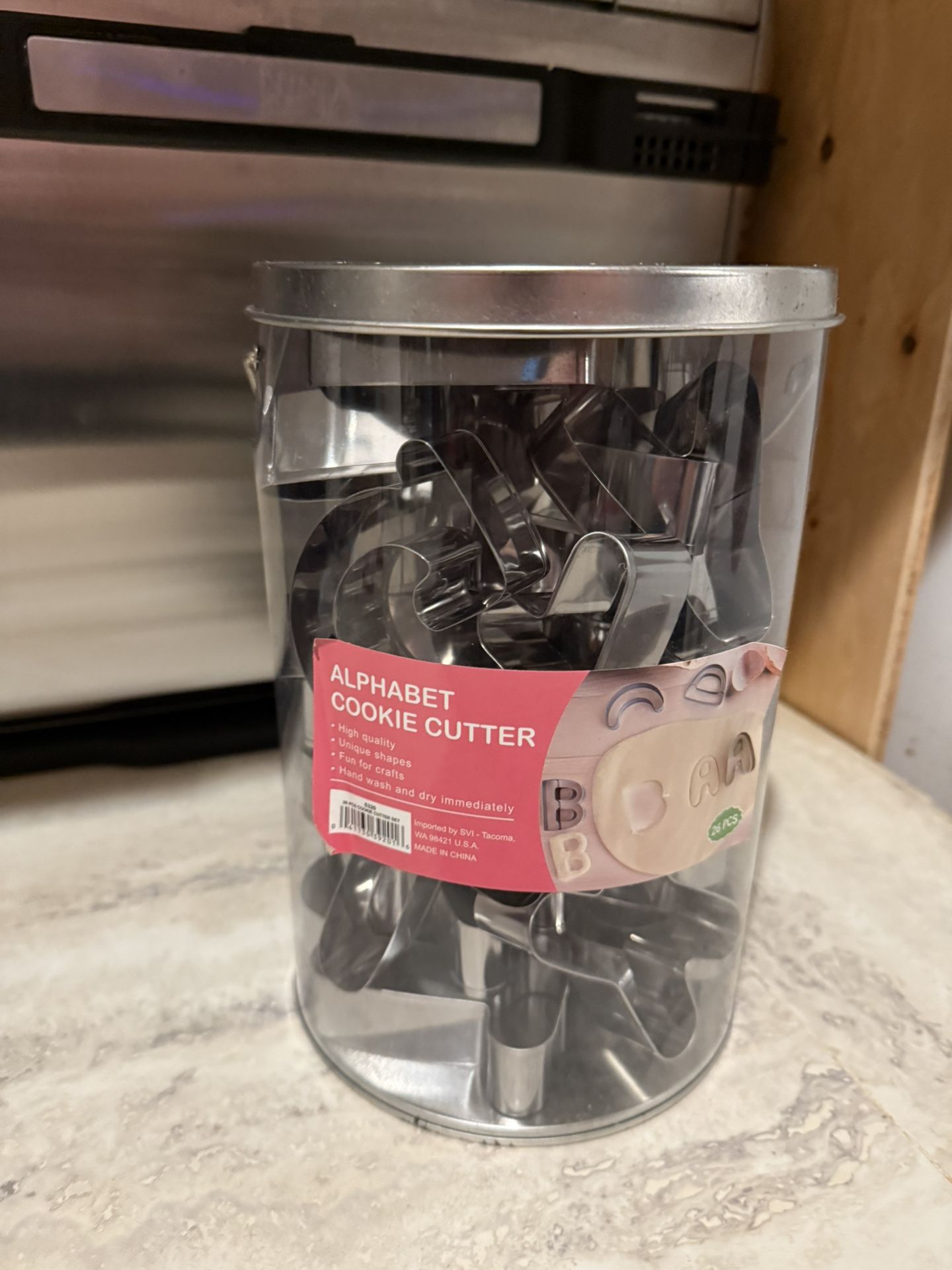 Alphabet Cookie Cutter set Metal