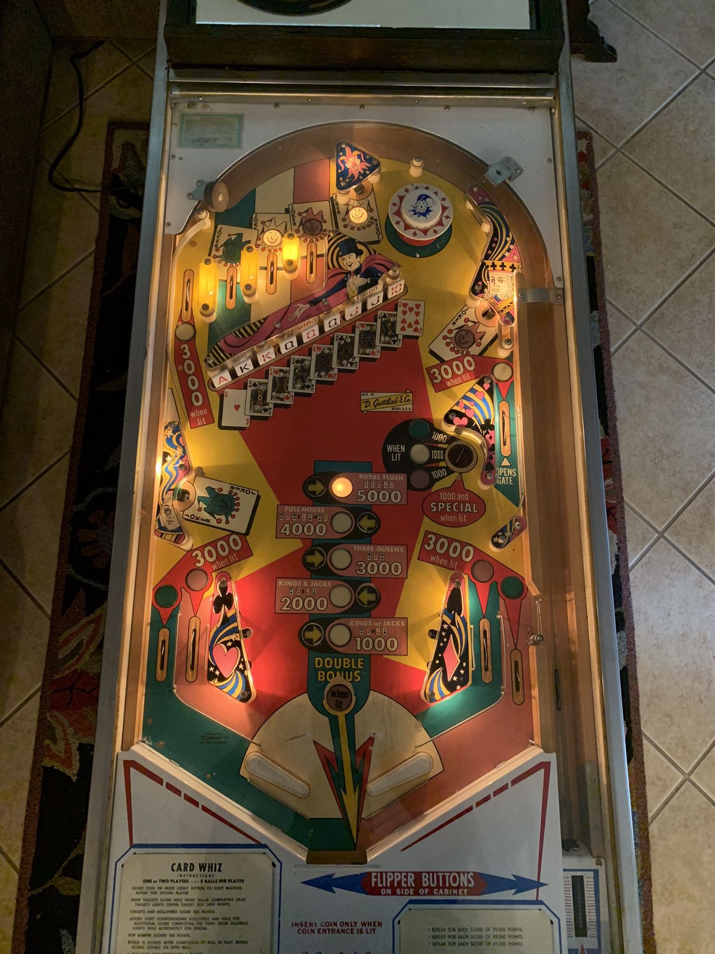 Pinball machine coffee table