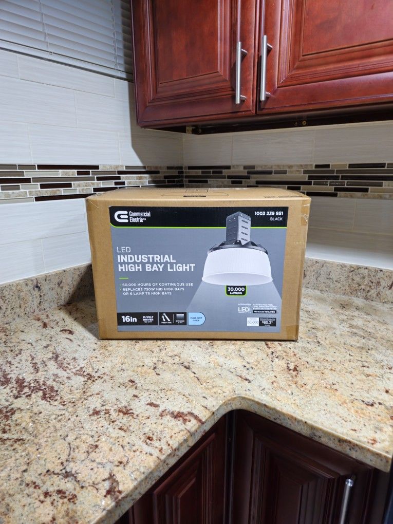 LED High Bay Light Dimmable 16 in. 750W Integrated Commercial Electric