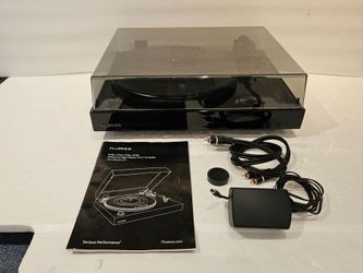 Fluance RT83 Turntable Piano Black w/ Ortofon 2M Red Dust Cover – Great Value