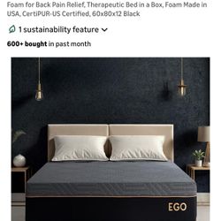 EGOHOME QUEEN MEMORY FOAM MATTRESS