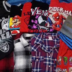 Youth Boys Shirt Lot Sizes MED-XL