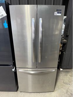 New open box Frigidaire stainless steel French door refrigerator