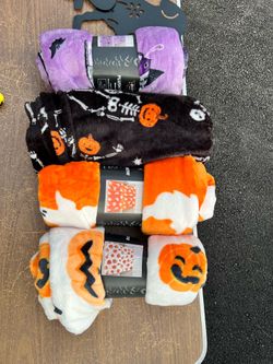 Halloween plush throws