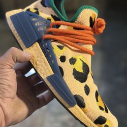 Pharrell X NMD Human Race Animal Print Amber Pulse