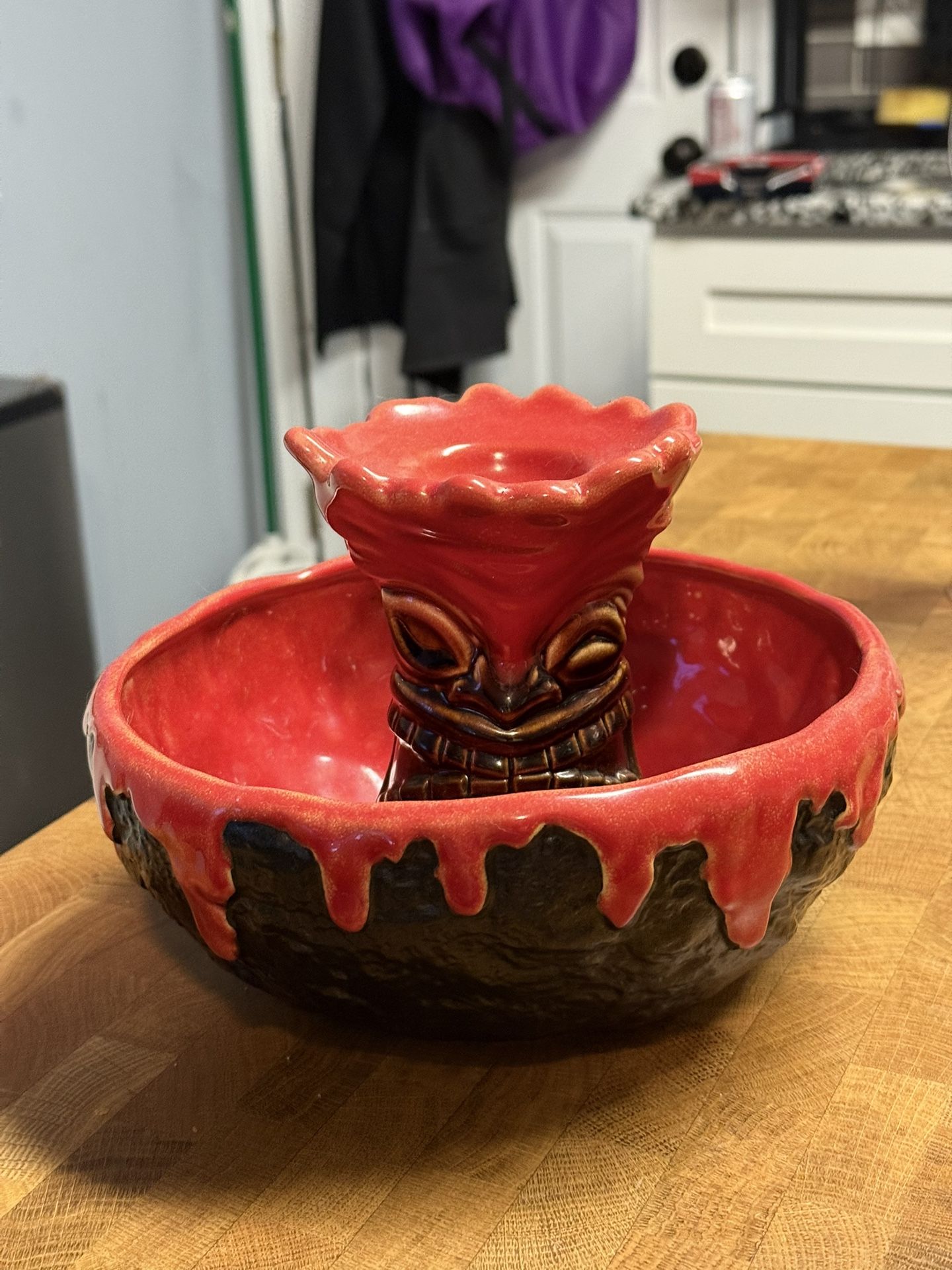 Ceramic Tiki Bowl