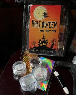 Halloween nail design kit