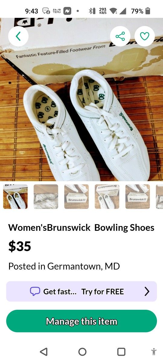 Women's Brunswick Bowling Shoes