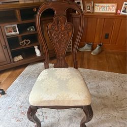6 antique dining room chairs, serious buyers only