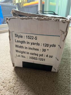 60 yards of 4oz fiberglass cloth