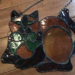 Beautiful Stain Glass Cat