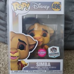 Pop Funko Disney  Simba Flocked HQ Exclusive