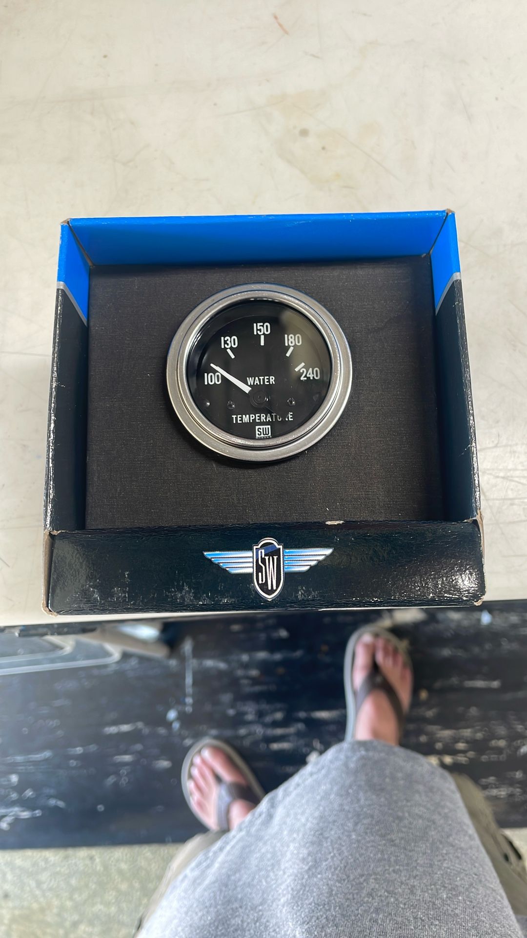 Stewart, Warner electric water temperature gauge 100 to 240°