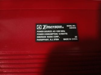 Emerson CKD1612 Clock Radio
