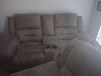 Leather couches