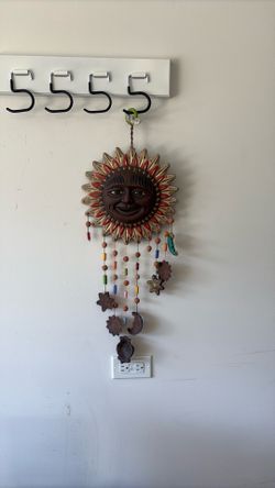 Ceramic Sun wall art