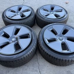 18” Tesla Model 3 OEM Factory Wheels Tires Model3 Grey 