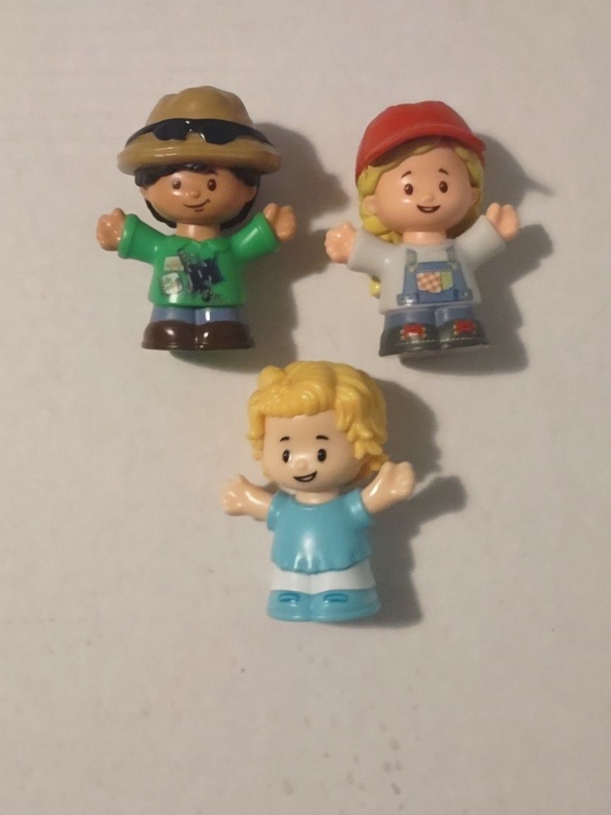 Lot of 3 Fisher Price Little People Action Figures #1