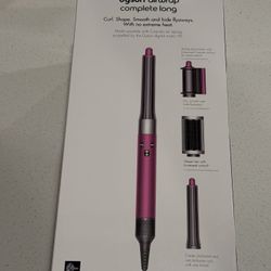 Dyson Air wrap Complete Long - Fuchsia and Bright Nickel