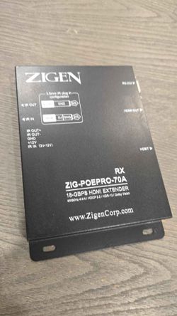 Zigen ZIG-POEPRO-70A 18-Gbps HDMI Extender RX