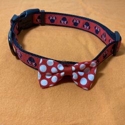 Like New Adjustable Dog Collar  Minnie Mouse Dog Collar $5 Adjustable 18”- 24”
