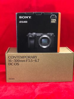 a6400 Mirrorless with Sigma 16-300mm f/3.5-6.7 DC OS Contemporary