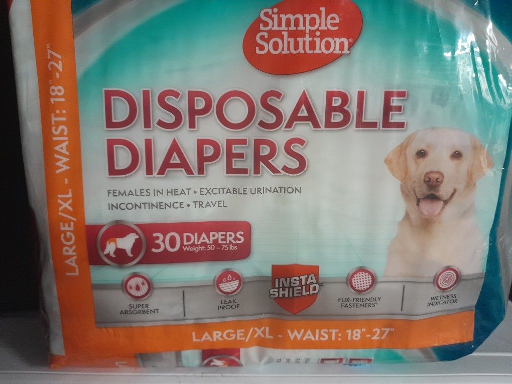 Large / Extra Large Pet Diapers