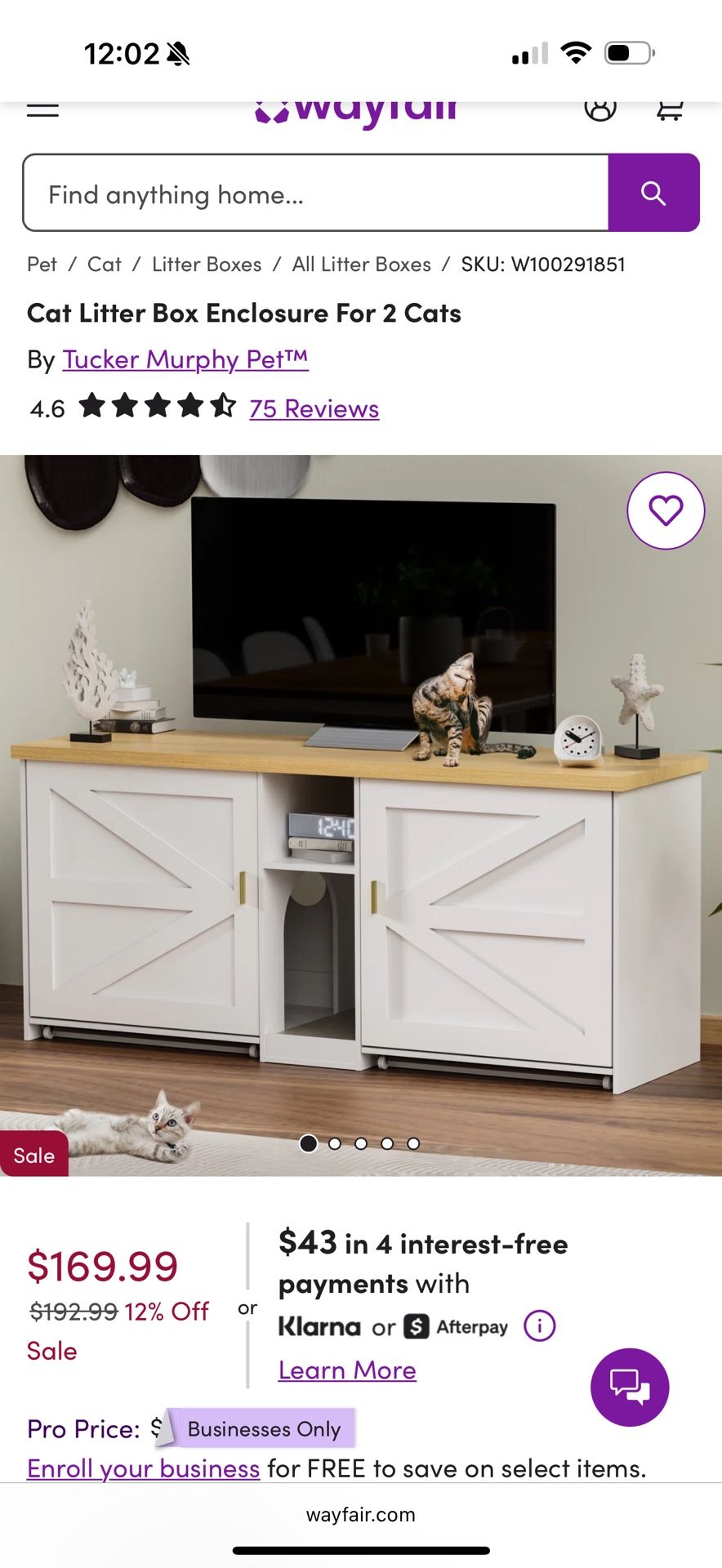 Tv Stand With Cat Litter Box Enclosure