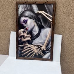 Frame Latina Skeleton Picture