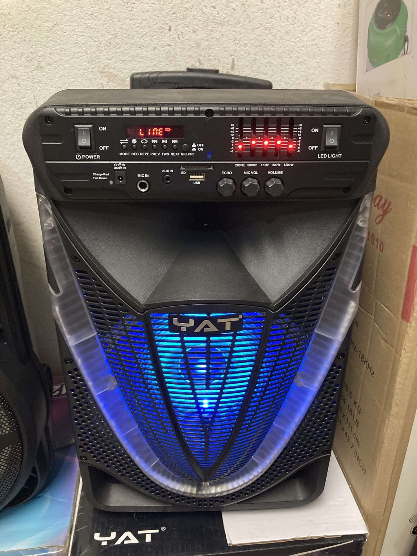 Portable Speaker - Rechargeable - 12” Woofer