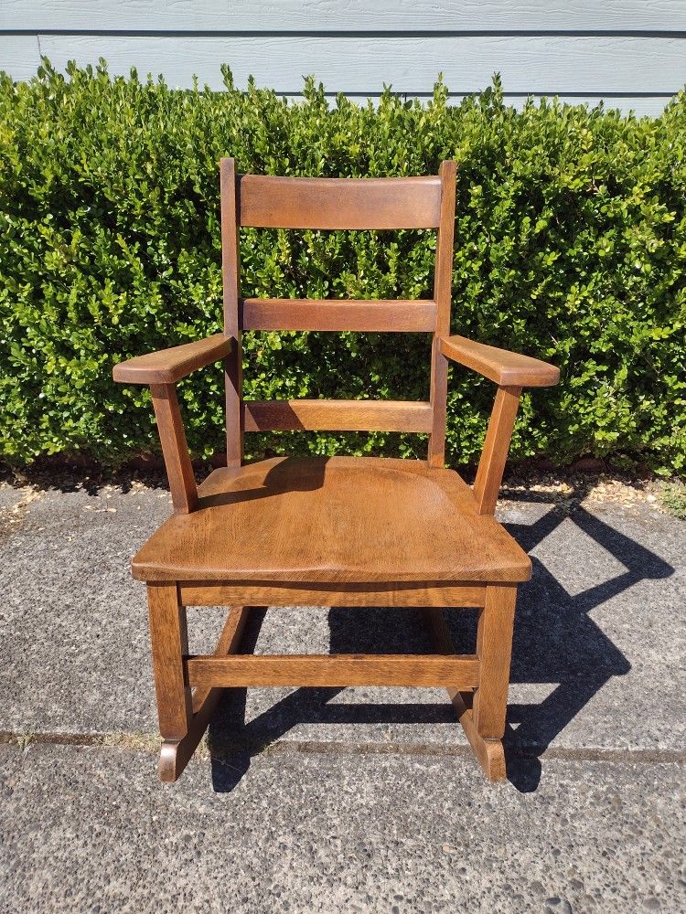 Vintage Wood Rocking Chair