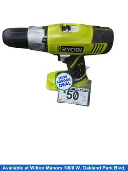 Ryobi P271 Green Cordless Standard Drill