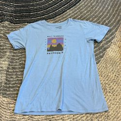 Rare Womens Patagonia Built To Endure Cotton T-shirt Size L 