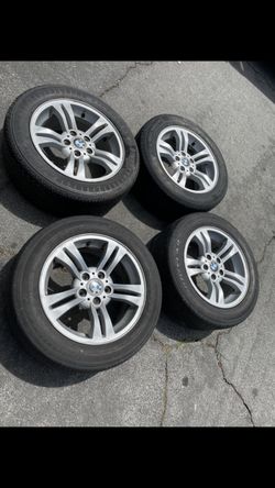 4 - 235/55r17 5x4.72 5x120 Stock Bmw X1 X3 X5 Wheels Rims Tires!!!!!!