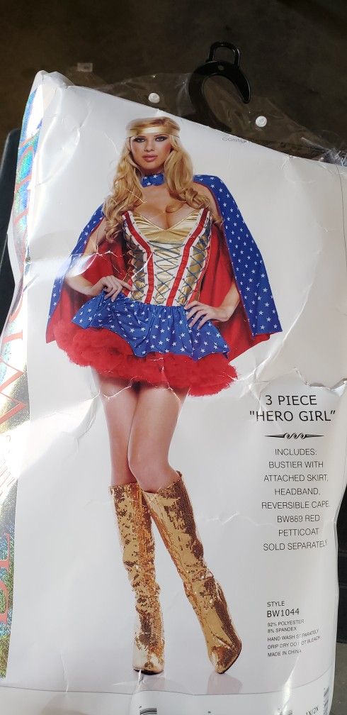Plus Size Costume-Wonder Woman 1x/2x