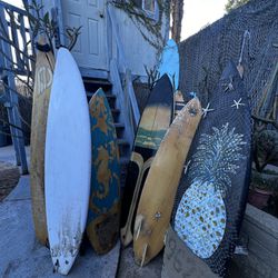 Surfboards…. Some In Better Shape Than Others