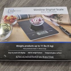 NEW IN BOX SLIMLINE DIGITAL SCALE!