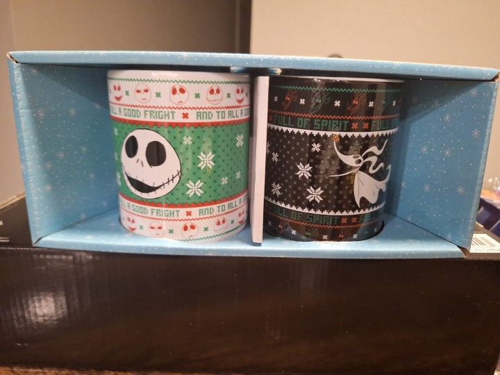 Nightmare Before Christmas Ceramic Mug Set Of 2