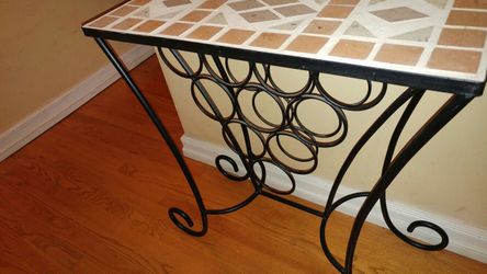 Mosaic tile wine rack , garden & patio decoration