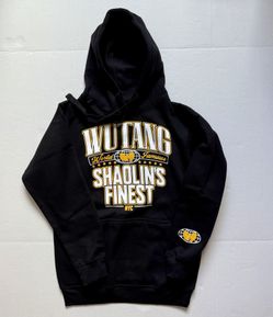🔴Wu-Wear Hoodie Size Small Wu-Tang Clan Black Sweater Gza Ol Dirty Bastard