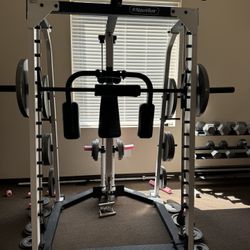 Nautilus Commercial Weight Bench & Squat Rack