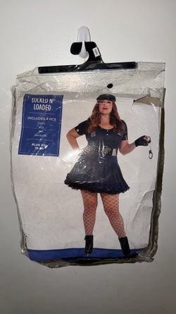 Locked N' Loaded Police Costume Plus XXL