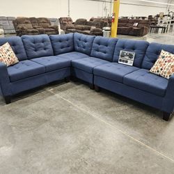 BRAND NEW SECTIONAL SOFA SET WITH ACCENT PILLOW INCLUDED $499