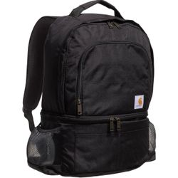 Carhartt C10545 24-Can Insulated 2-Compartment Backpack Cooler, Black