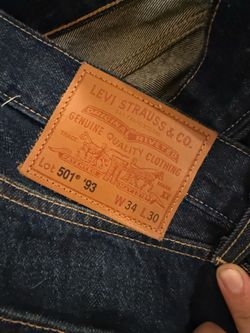 Levi’s Selvedge ‘93 501 Denim medium wash 34 x 30 , 35 x 30 new