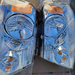04-08 Ford F150 06-08 Lincoln Mark Lt Headlights Luces Micas Calaveras Faros Faroles