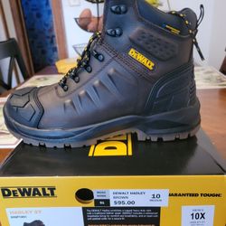 DEWALT STEEL TOE BOOTS SIZE 10