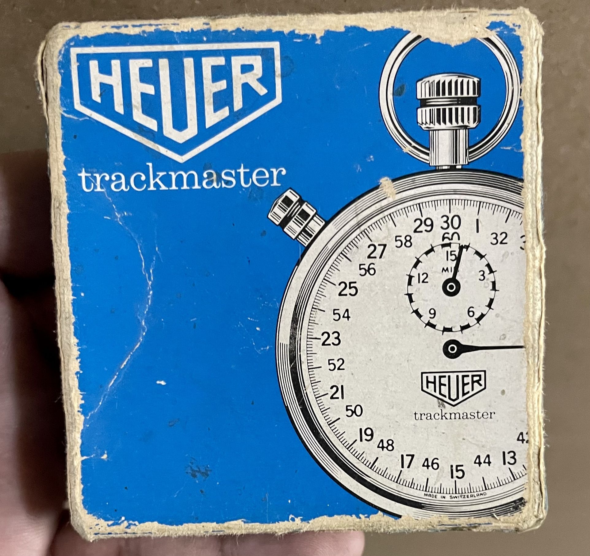 HEUER trackmaster ストップウォッチHS8037 Heuer Trackmaster Stopwatch – Analog:Shift