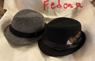 Two Men’s Fedora Hats